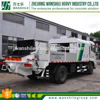 Small stationary truck mounted line concrete pump of Washile